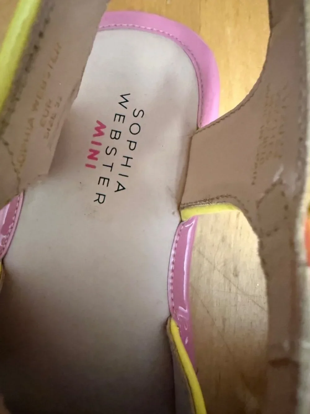 Sophia Webster Mini Celeste Butterfly Sandals Girls 11 Toddler